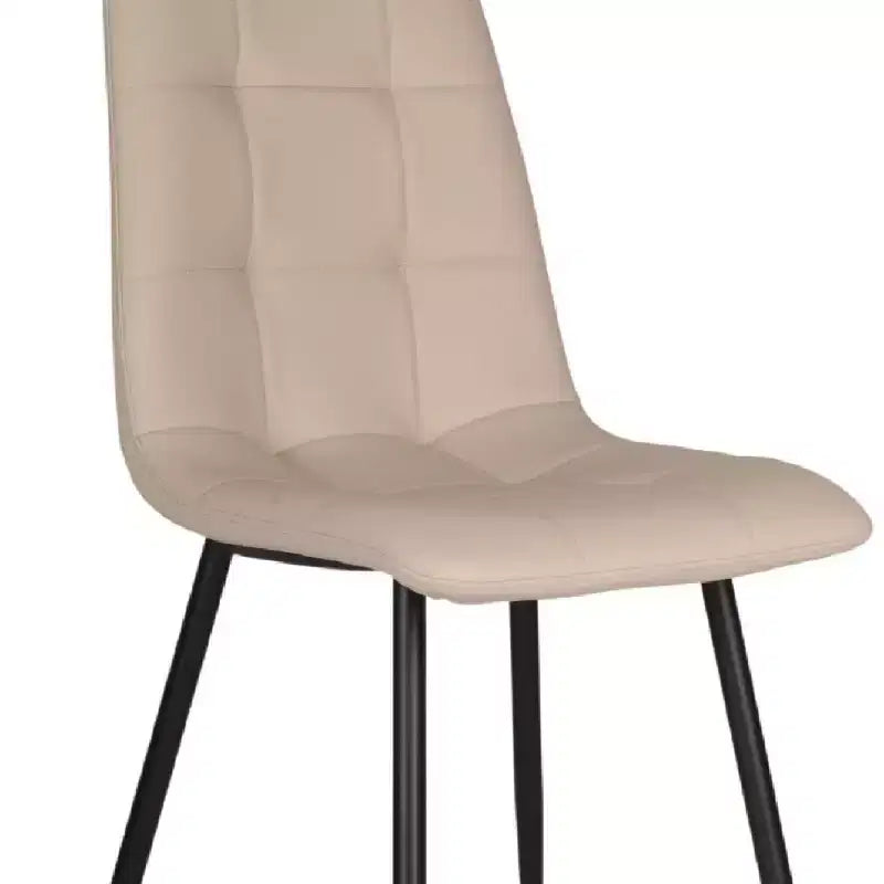 Brassex Set of 2 Mario Dining Chairs Beige