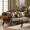 89" Jardena Sofa: Rolled Arms, Queen Anne Legs, Nailhead Trim - Acme Furniture