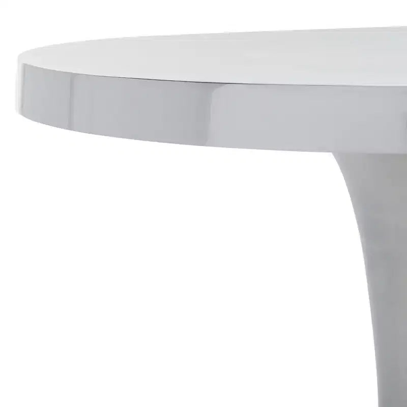 Galium Aluminum Side Table - FOX5500A - Silver - Safavieh Couture