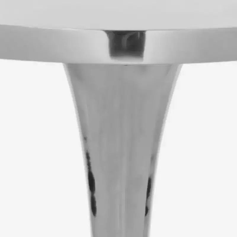 Galium Aluminum Side Table - FOX5500A - Silver - Safavieh Couture