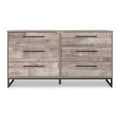 Signature Design by Ashley Casual Neilsville 6 Drawer Dresser, Whitewash
